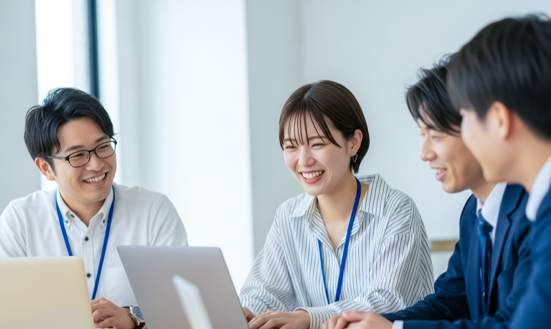 企業でAI活用に取り組むチームの様子